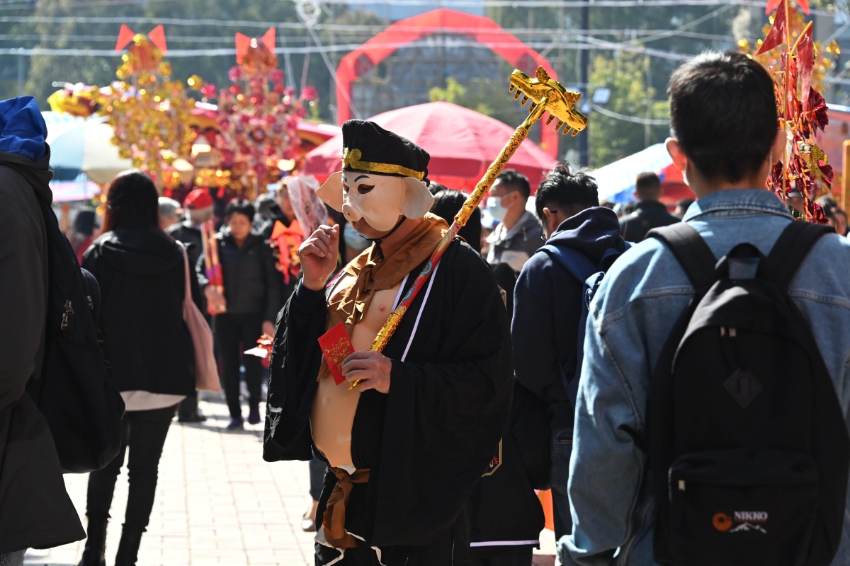 ​香港市民大年初二车公庙祈福